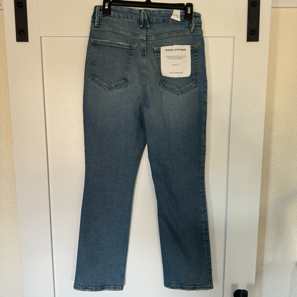 Good American Good Vintage straight leg jeans - Picture 8 of 13